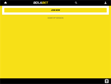Tablet Screenshot of bolabet1x2.com